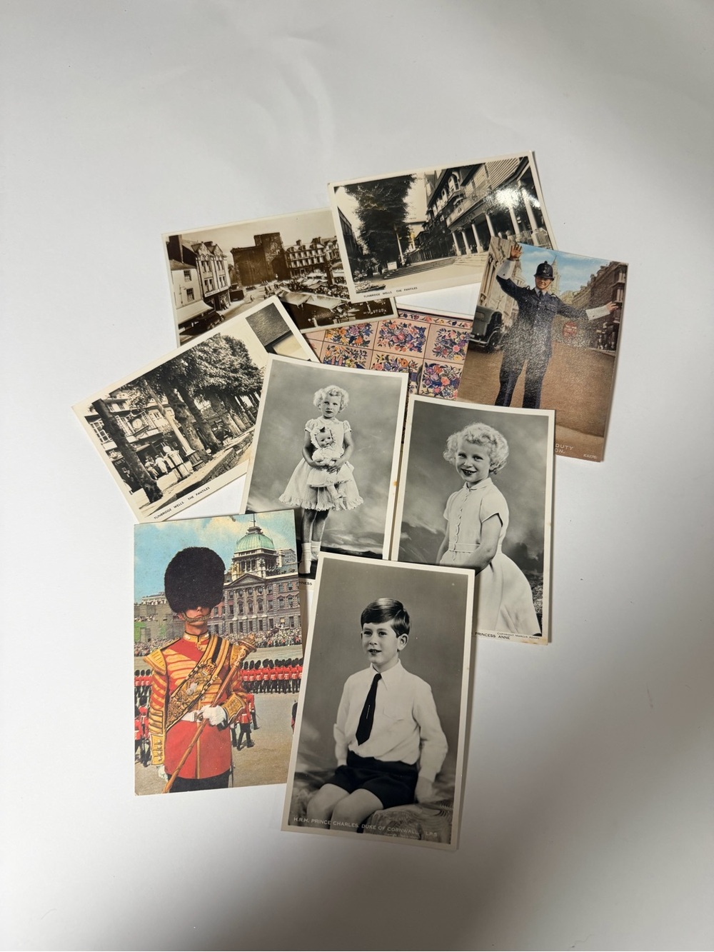 Vintage British Royal Family & England Postcard Lot – 9 Assorted Cards